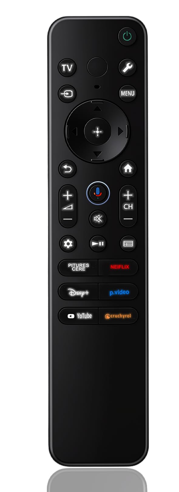 Telecomando di ricambio per TV Sony, Bravia Google 4K LED OLED Smart TV Control con voce e retroilluminato