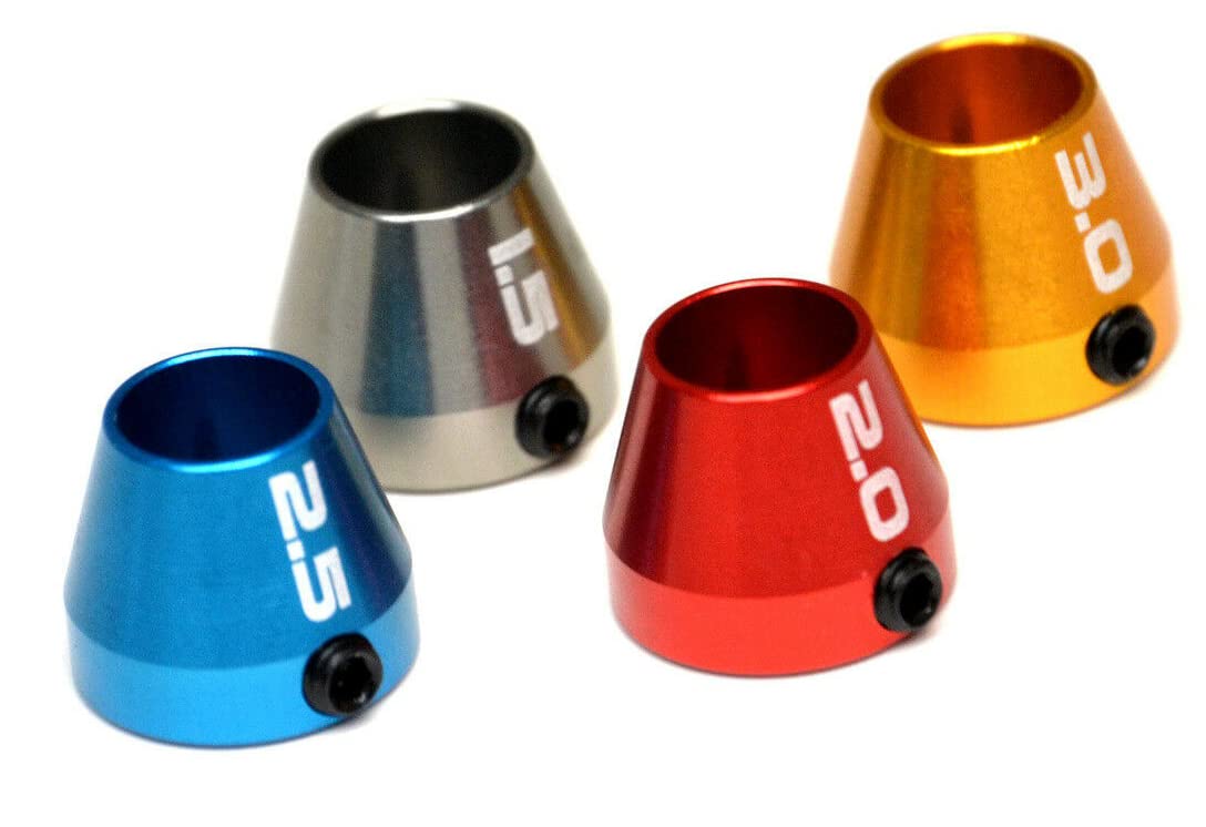 Sinoeem EXOTEK Racing - Collar Set, Metric 1.5mm, 2.0mm, 2.5mm and 3.0mm, for MIP Hex Wrenches