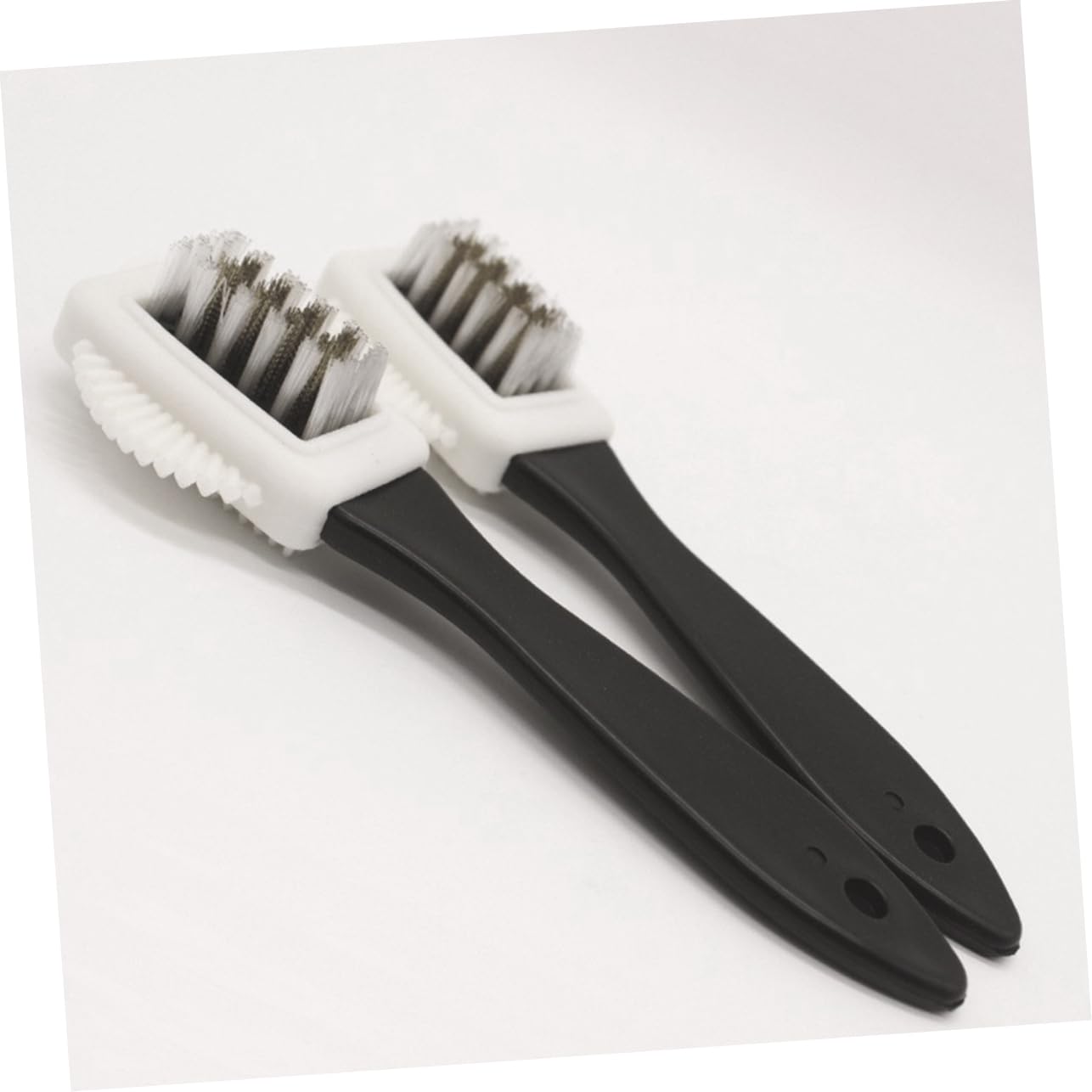 Healeved 4 Set Spazzola in Setola Per Scarpe in Pelle Pulisci Stivali Pulitore Per Scarpe Bianco Kit Spazzole Lucidatura Kit Spazzole Per Stivali Di Legno 2 Pezzi * 4