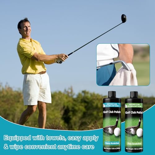 Pulidor de palos de golf de aluminio para quitar rozaduras feas 7