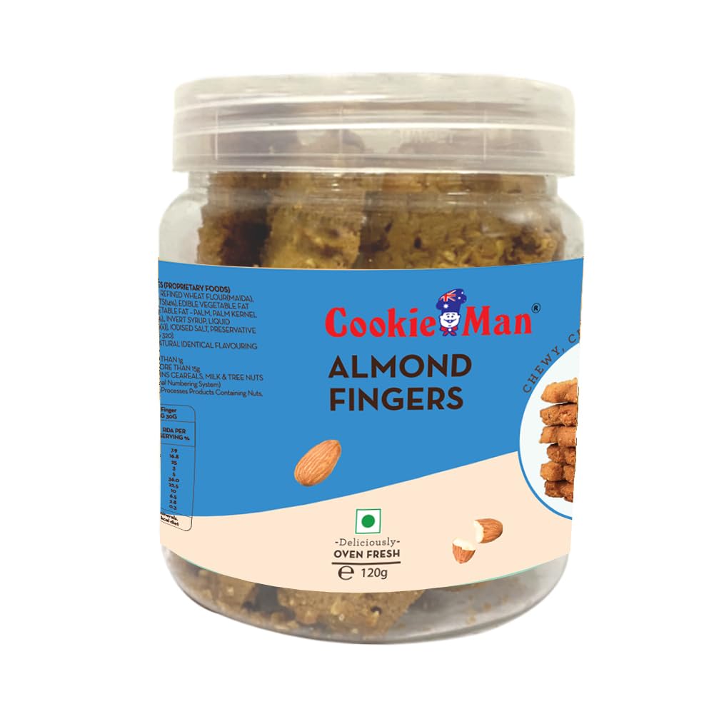 CookieMan Almond Fingers (120) (B0C8149XSN) Amazon Price History, Amazon Price Tracker