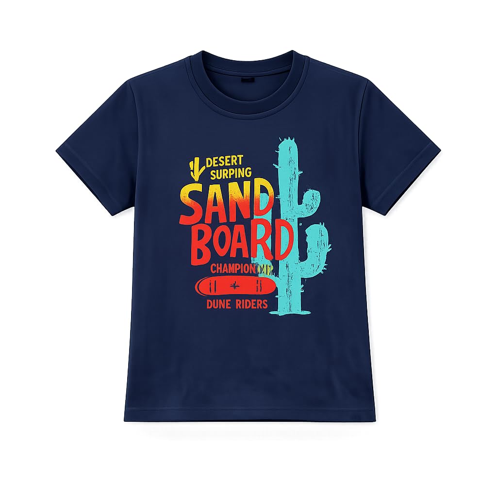 T2F Jungen-T-Shirt, normale Passform, 5 Stück, Mehrfarbig, 5, 11-12 Jahre