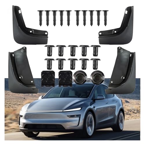 Garde-boue haut de gamme Tesla Model Y Juniper 2025 noir mat