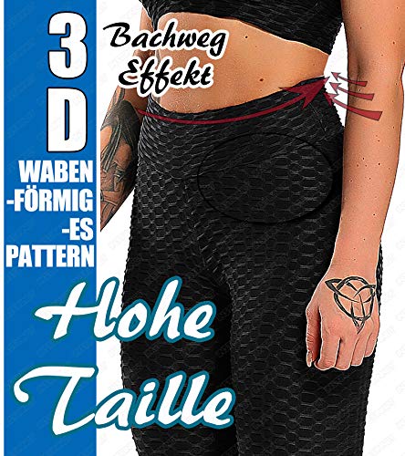 INSTINNCT Sportbroek voor dames, slimfit met hoge taille, lange legging met buikcorrectie - Afbeelding 6