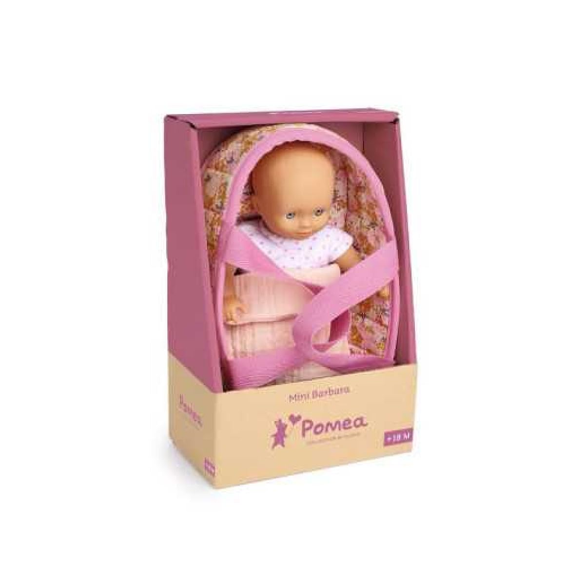 Djeco Tragetasche mit Puppe Mini Barbara 20cm