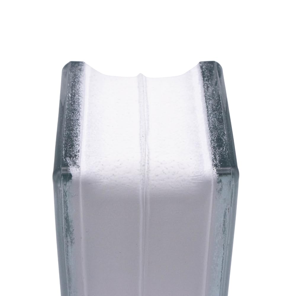 Riva - Ladrillo de cristal (19 x 9 x 8 cm, 10 unidades)