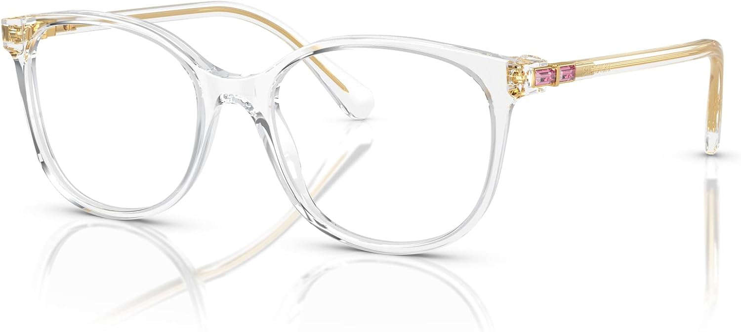 Swarovski womens Sk2002 Square Prescription Eyewear Frames