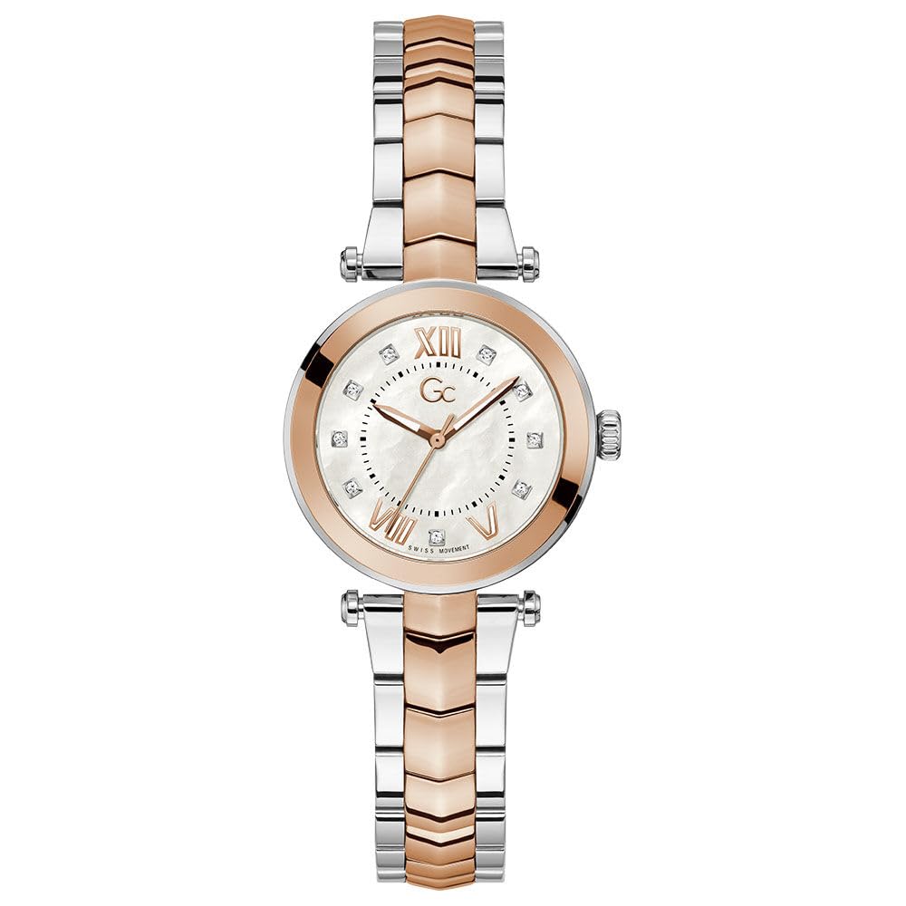 Gc Womens 30 mm White Dial Stainless Steel Analog Watch (B0B71YXFKJ) Amazon Price History, Amazon Price Tracker