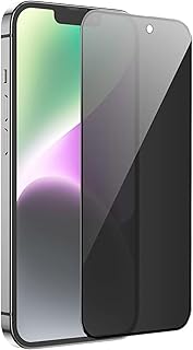 Borofone BF7 Diamond Armor Full-Screen Anti-Spy Tempered Glass Set For Iphone 15/16 - Black