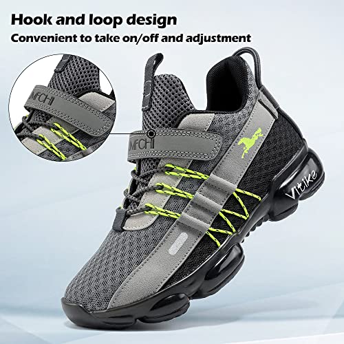 Image of VITUOFLY Boys Girls Sneakers Kids Mesh Lightweight Running Tennis Shoes