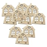 Photo Gallery szlife 10 pezzi fette di legno di natale figura ritagli di legno non finiti con pendenti in corda per progetti di artigianato fai-da-te disegno, casa Photo Gallery szlife 10 pezzi fette di legno di natale figura ritagli di legno non finiti con pendenti in corda per progetti di artigianato fai-da-te disegno, casa