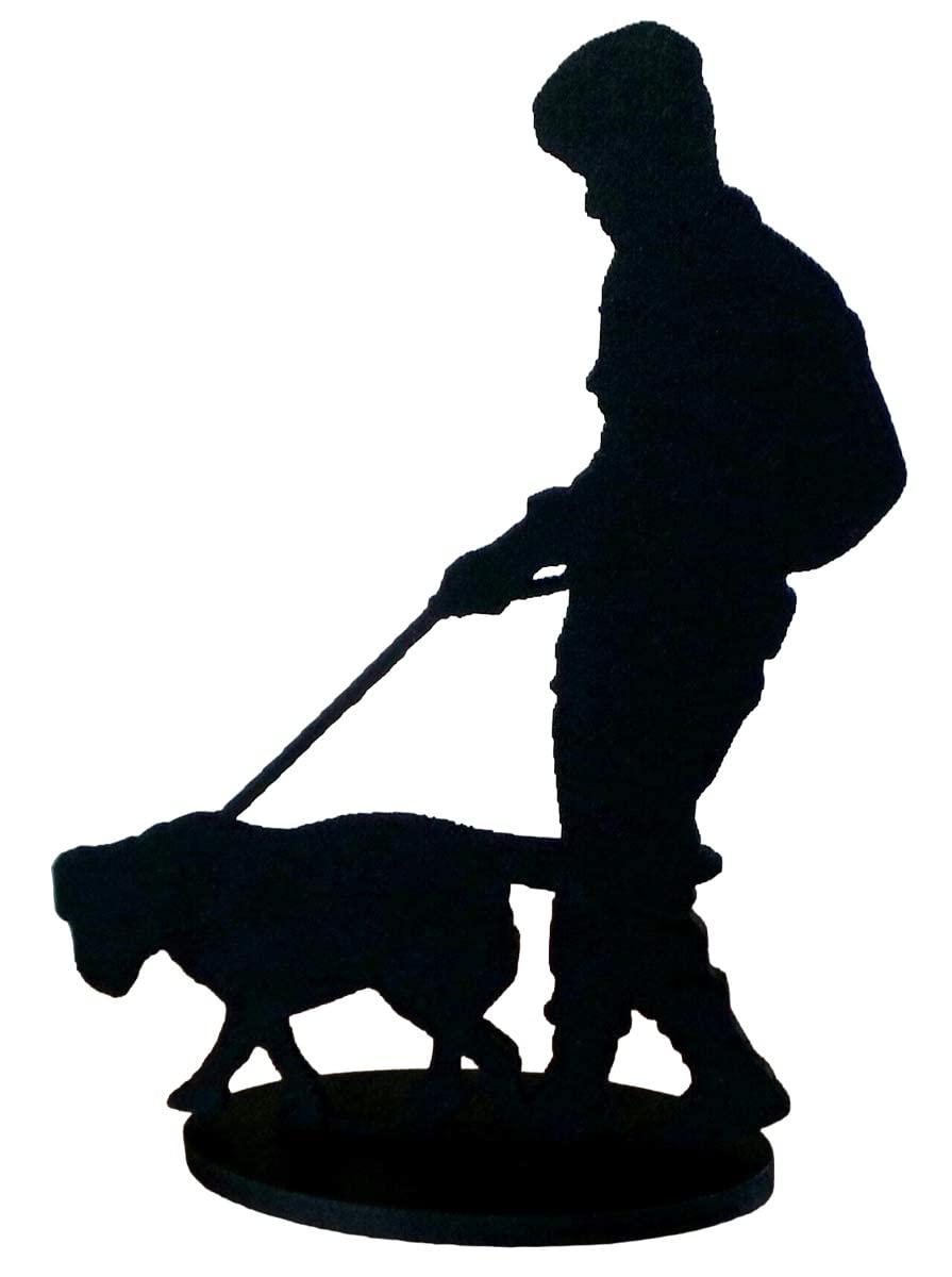 British Soldier with Military Search Dog