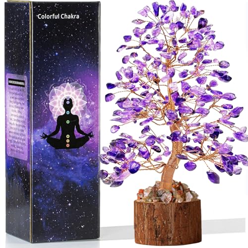 Tizzomx Amethyst Crystal Healing Chakra...