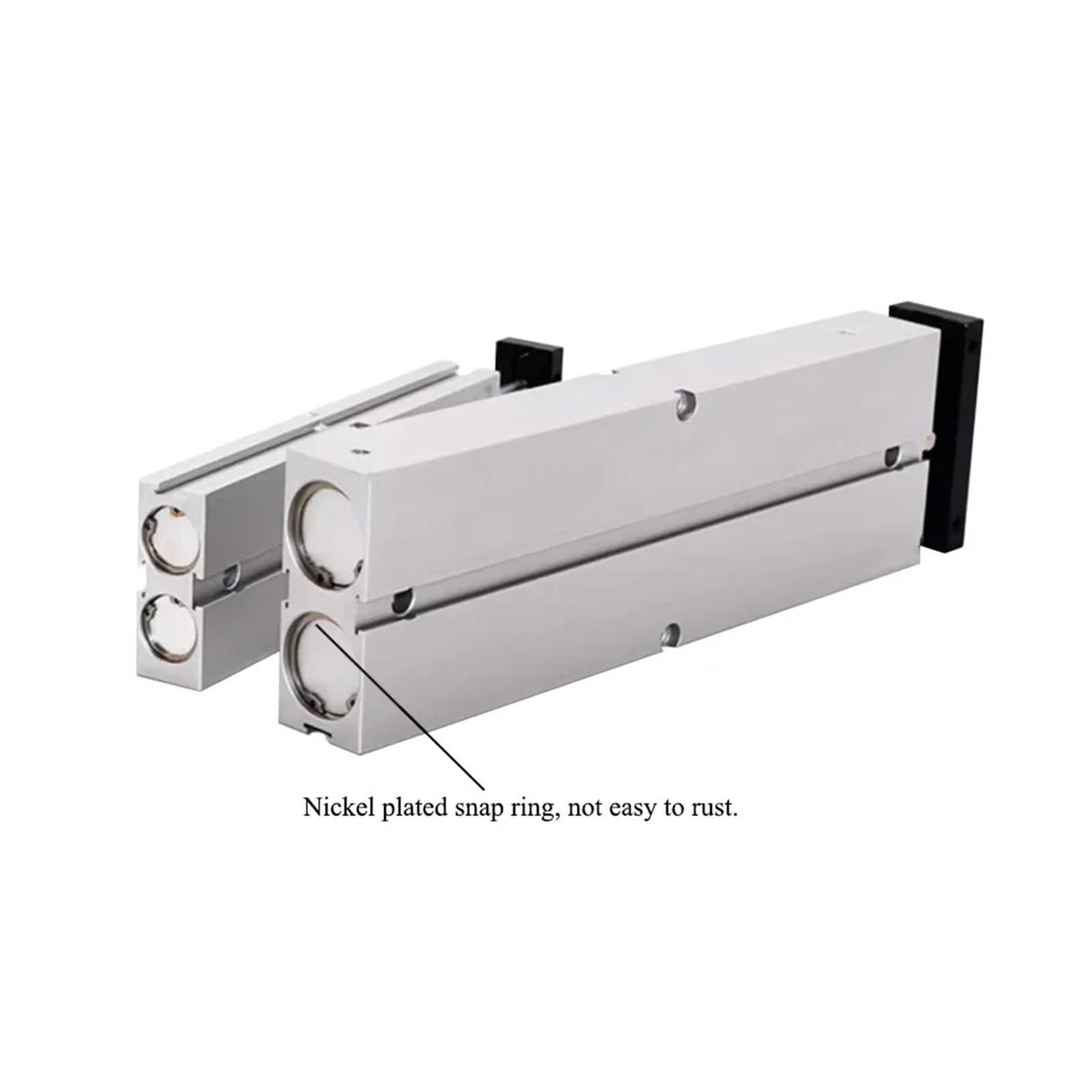TN 10 16 20 25 32 mm podwójny trzpień pneumatyczny cylinder pneumatyczny ze stopu aluminium 200 250 300 350 400 450 mm | Cylinder pneumatyczny (TN25, Stroke 450 mm)