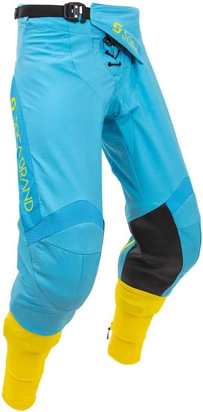 ProZip Blue Adult motocross MX off-road dirt bike Jersey Pants combo riding gear set (Pants W32 / Jersey Large) (Pant W30 / Jersey Medium) (Pant W28 / Jersey Small)