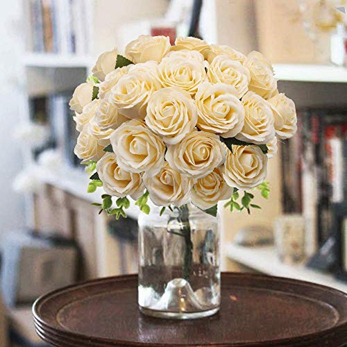 SPECOOL Flor Artificial,Regalos para Mujer, Flor de Rosa de Jabón Hecha a Mano y Calcetines de Vino,Regalo para Esposa,Novia, Madre en su Cumpleaños, día de la Madre, día de San Valentín, Aniversario