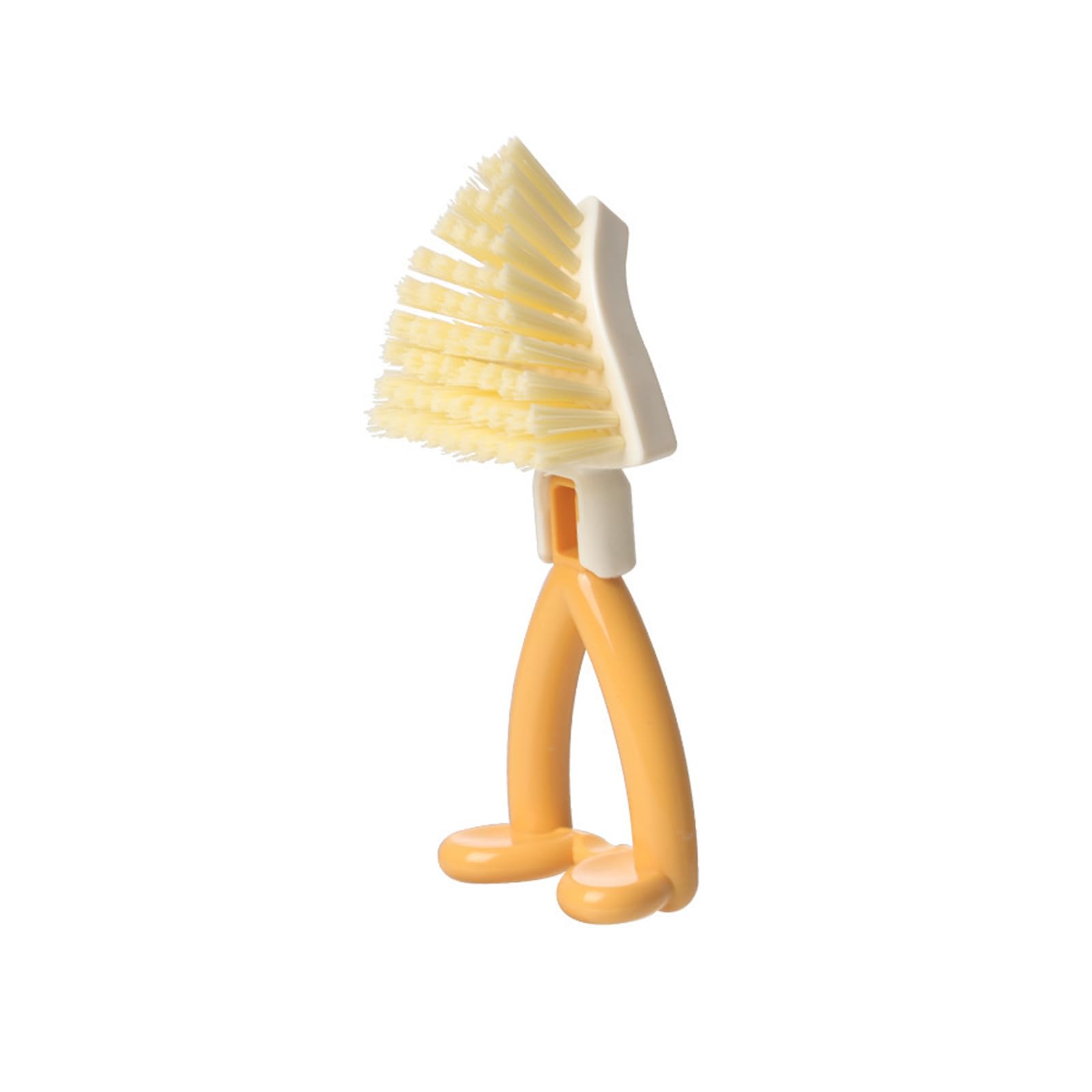 Space Saving Foldable Crevices Brush Triangular Head for Hard to Reach Area Nylons Fibers Kitchen Bathroom Cleaning Essential Triangles Scrub Brush for Tight Space