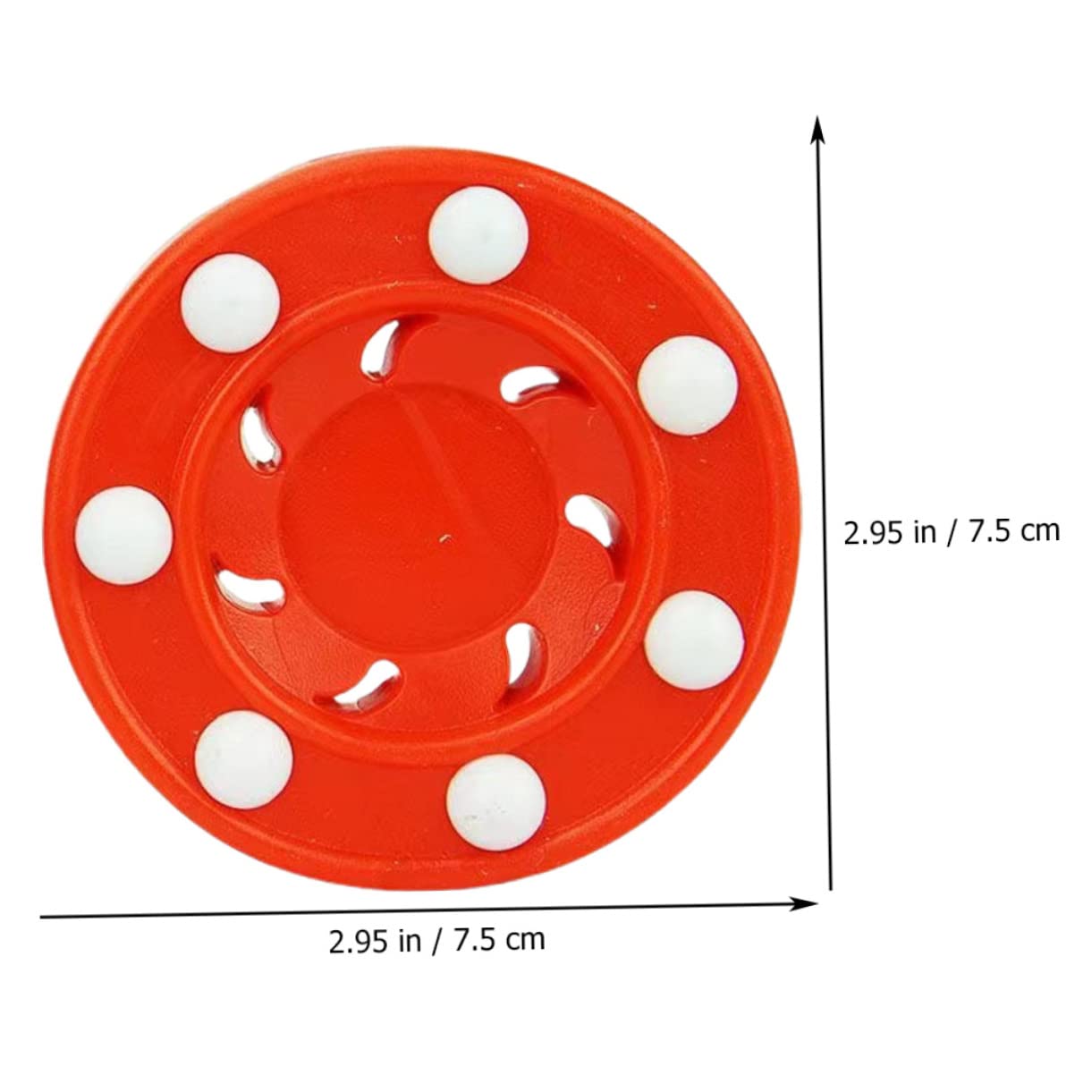 BRIGHTFUFU 4pcs Hockey Puck Ice Hockey Game Supplies for Training Multi-Function Ice Puck for Hockey Players Teams