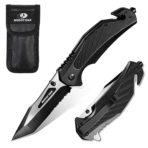 MOSSY OAK Folding Pocket Knife – Aluminium Alloy & G10