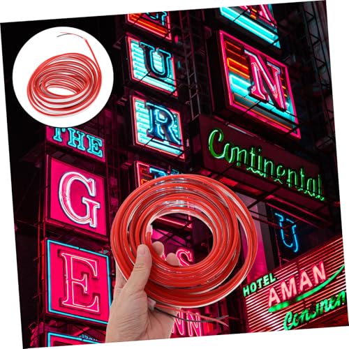 Tira de luz LED flexible de silicona roja 12V para exteriores miniatura 5