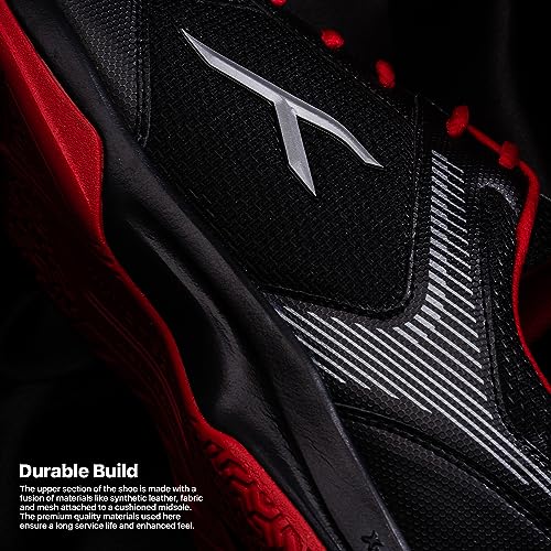 HUNDRED Court Star Badminton Shoes (Non Marking) | Also Perfect for Squash, Table Tennis, Volleyball, Basketball & Indoor Sports | Lightweight & Durable | X-Cushion Protection - Image 3