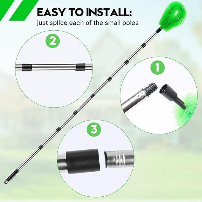 Storystore Gutter Cleaning Tool, 240cm Extendable Roof Gutter Cleaner Equipment - Image 3