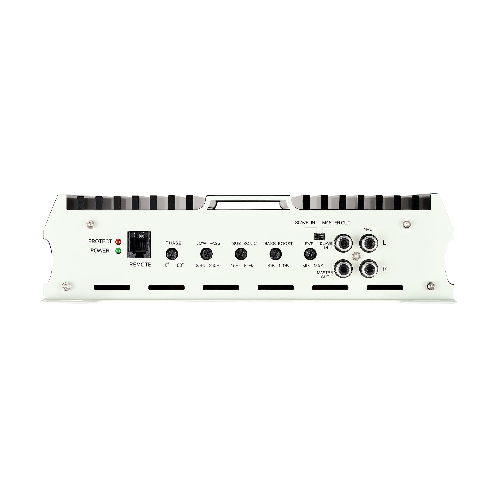 VEVOR Amplificatore Monoblocco per Auto Classe D con Controllo Remoto del Livello del Subwoofer 800 W, Filtro Passa-Basso, Potenziamento dei Bassi, Spostamento di Fase, Controllo del Volume
