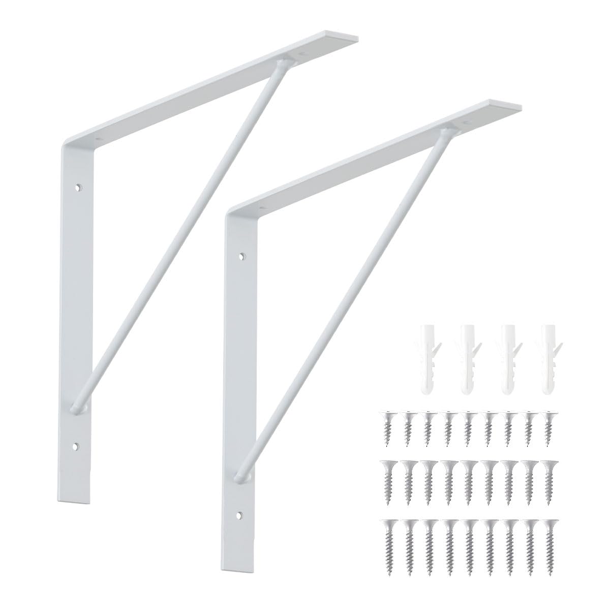 OTraki 棚受け金具 L字型 2本組 30cm 耐荷重150kg ✖️4 棚受け金具 L OTraki 棚受け金具 L字型 2本組 30cm 耐荷重150kg ✖️4 棚受け金具 L