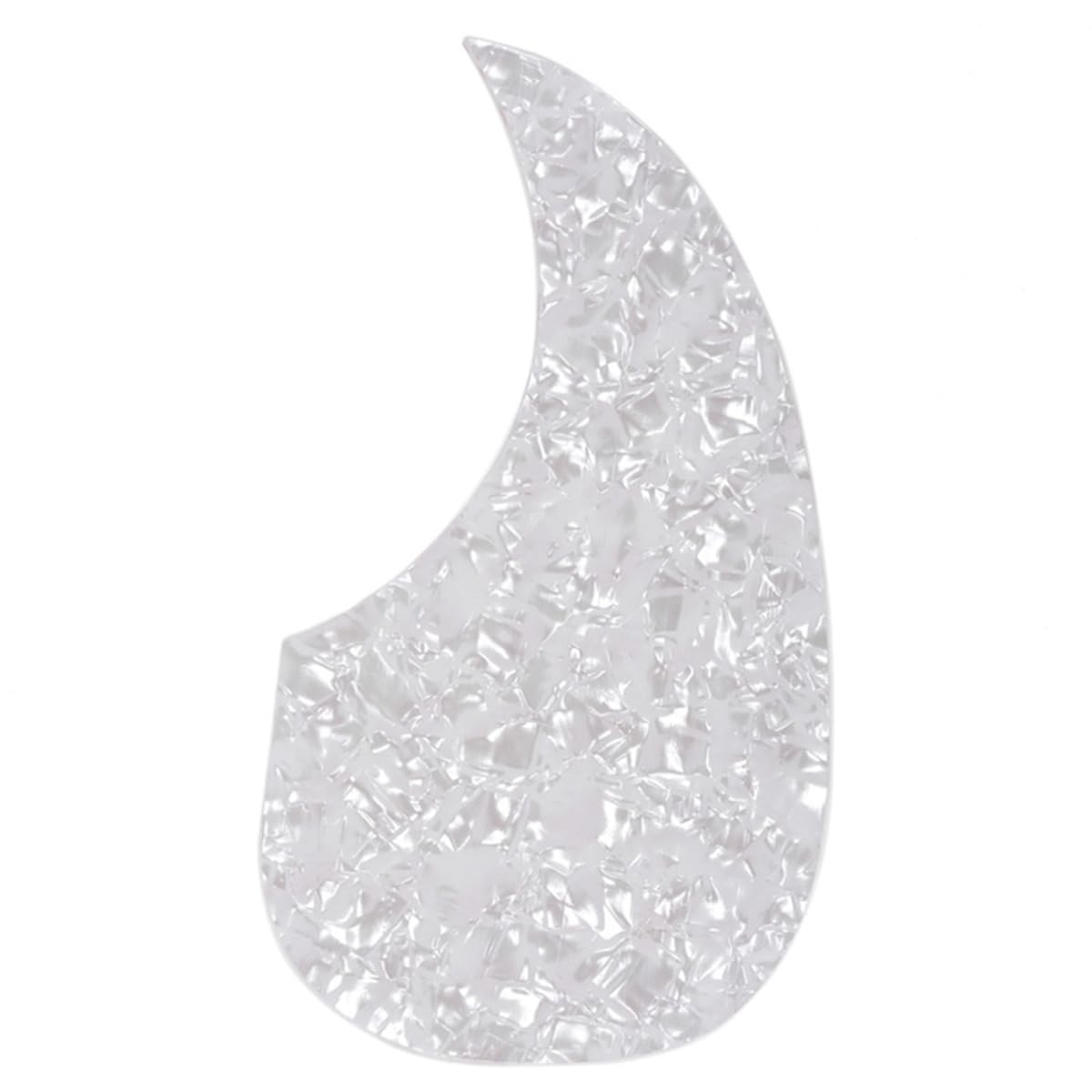 Musiclily Self Adhesive Acoustic Guitar Pickguard for Martin D28 Style guitar, White Pearl