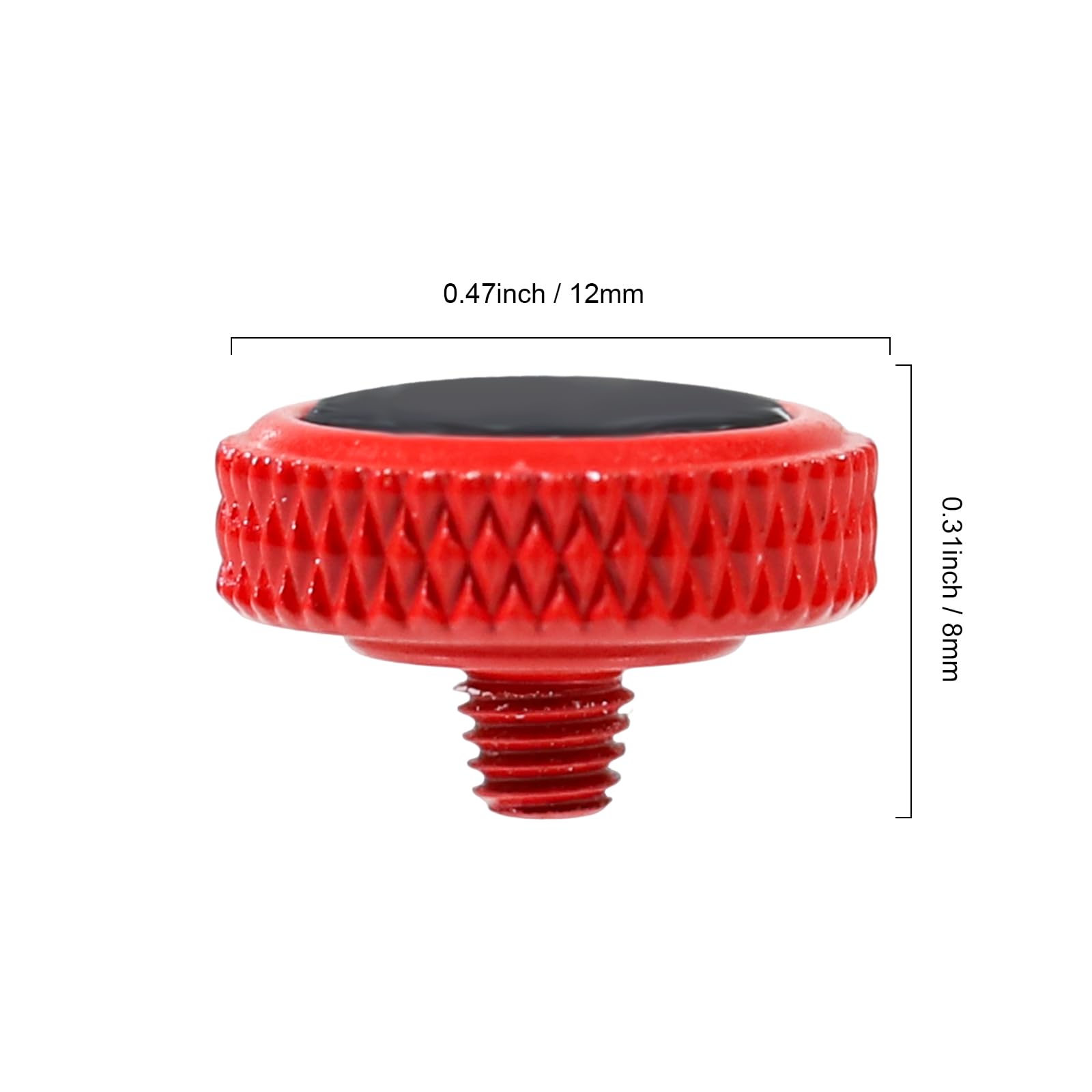 Camera Soft Shutter Release Button for Fujifilm X100VI XPRO3 X100T XE4 XT20 XT50 XT3 XT4 XT30II Camera Shutter Button for Fujifilm XT5 (Red + Black Surface)