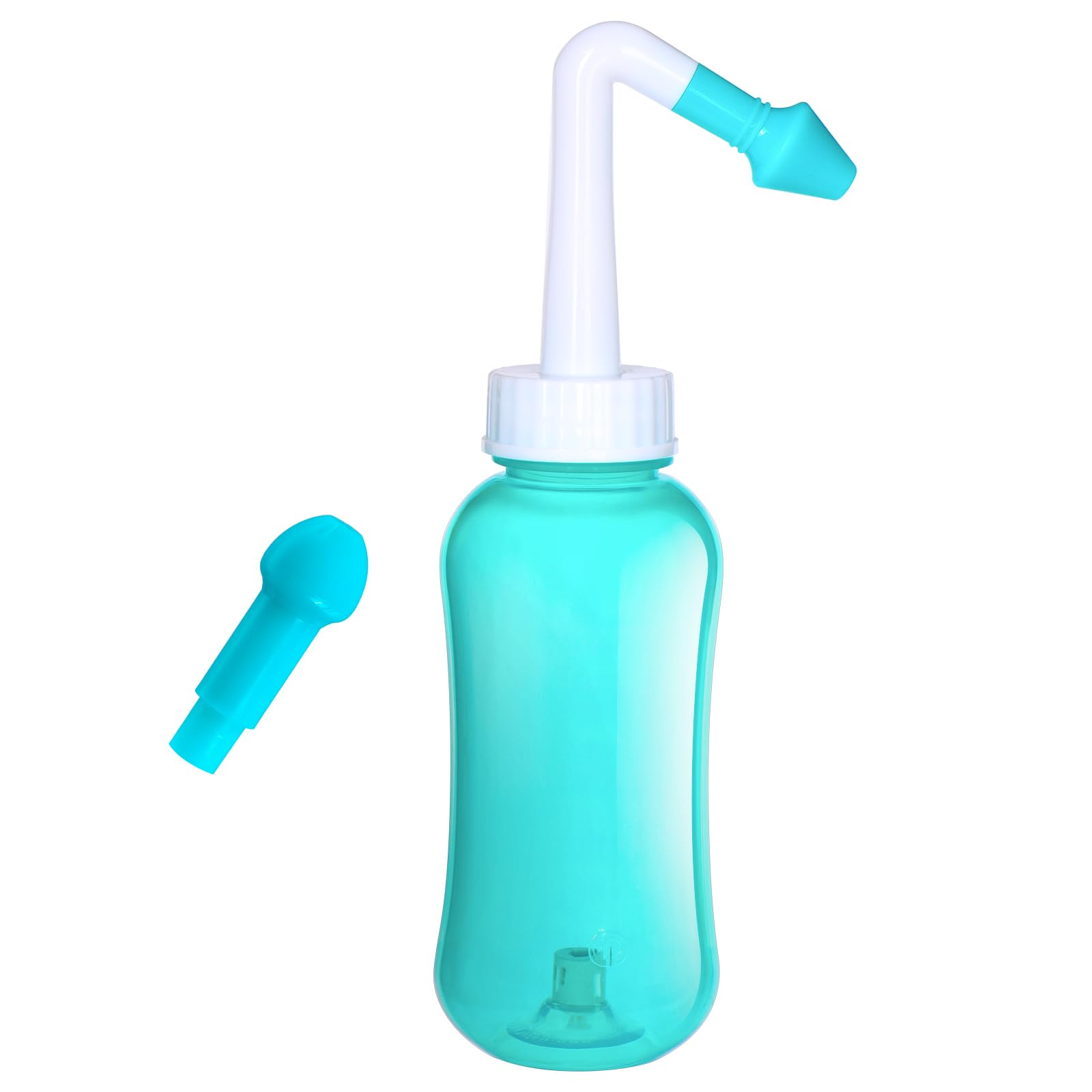 Neti Pot Sinus Rinse Bottle 300ml Sinus Rinse Kit Nose Wash Cleaner Pressure Rinse Nasal Irrigation for Adult & Kid BPA Free