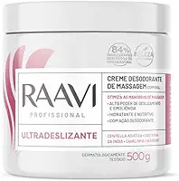 Raavi Profissional - Creme de Massagem Corporal Ultradeslizante 500g
