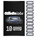 Gillette Labs Lames de Rasoir Chauffant Lames de Rasoir Homme, Pack de 10 Lames de Recharge [OFFICIEL]