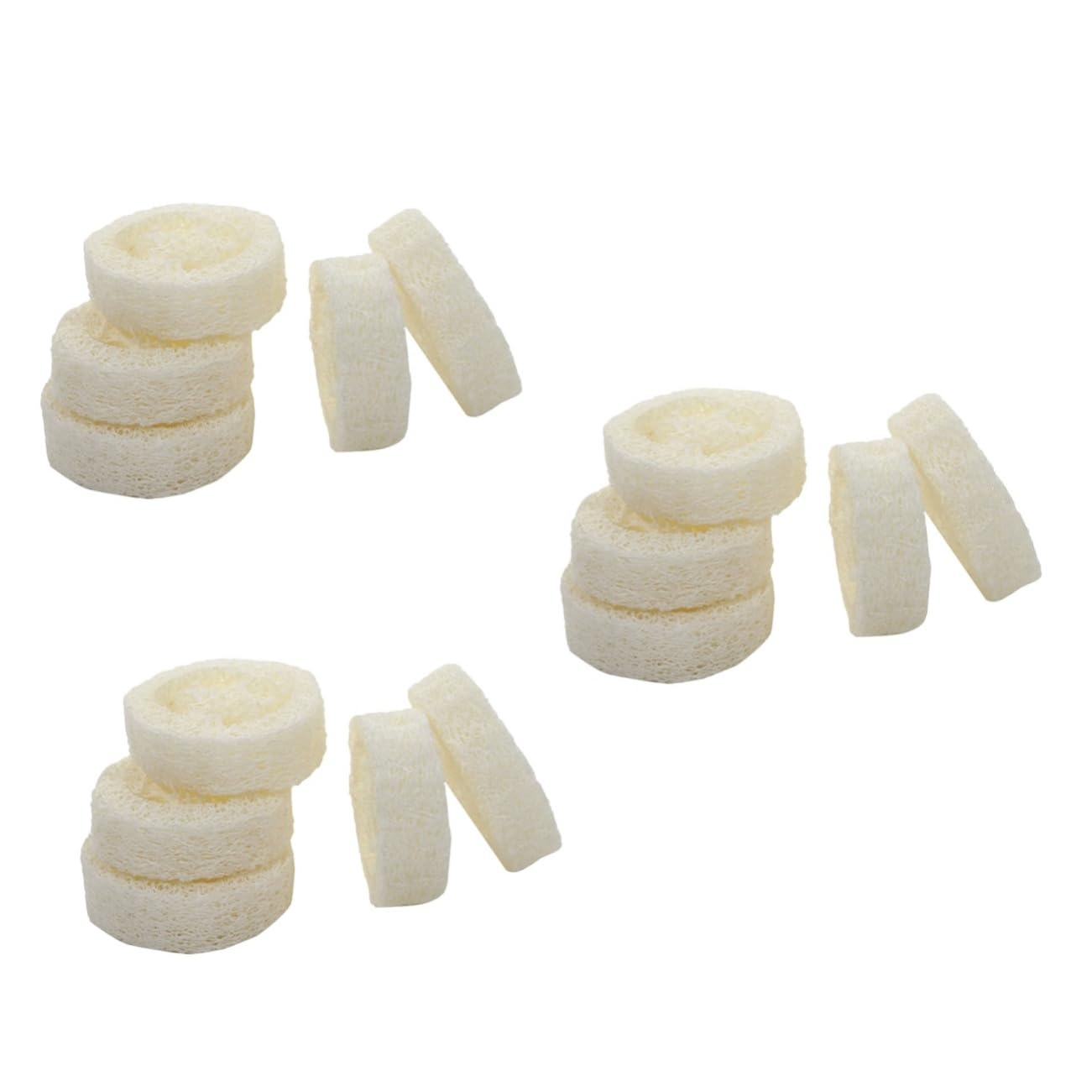 NOLITOY 15 Piezas Cepillo De Baño Esponja Exfoliante Corporal Estera De Jabón Multifunción Soporte De Jabón De Cortes De Lufa Esponjas De Lufa De Cocina Contenedor De Jabón Esponja Vegetal