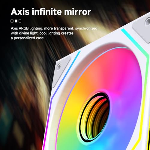 Image of Prism4 Ultra X3 120mm ARGB PC Case Fan(White Reverse 3 Pack)