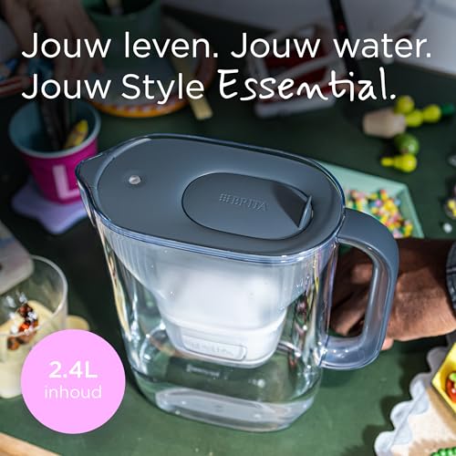 Miniatura 2 de Brita Jarra Filtrante Style Essential Azul 2.4l Incl. 6x Maxtra Pro Pure Performance Compatible Con La Puerta Del Frigorífico, Con Indicador Led, Filtra Impurezas, Metales Y Mucho Más