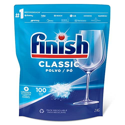 Finish Classic - Detergente para el lavavajillas, en polvo, 2