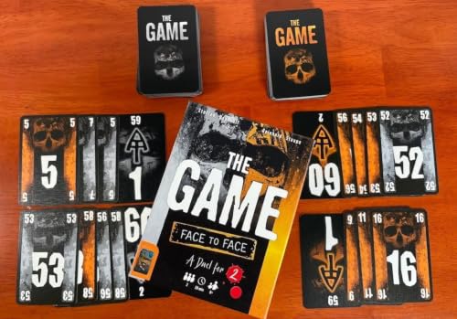 Image of Tickles The Game Face to Face Card Game - Strategic Duel for 2 Players | Fast-Paced Number Strategy & Competitive Game for Kids, Teens & Adults (Ages: 8+ Years, Players: 2)
