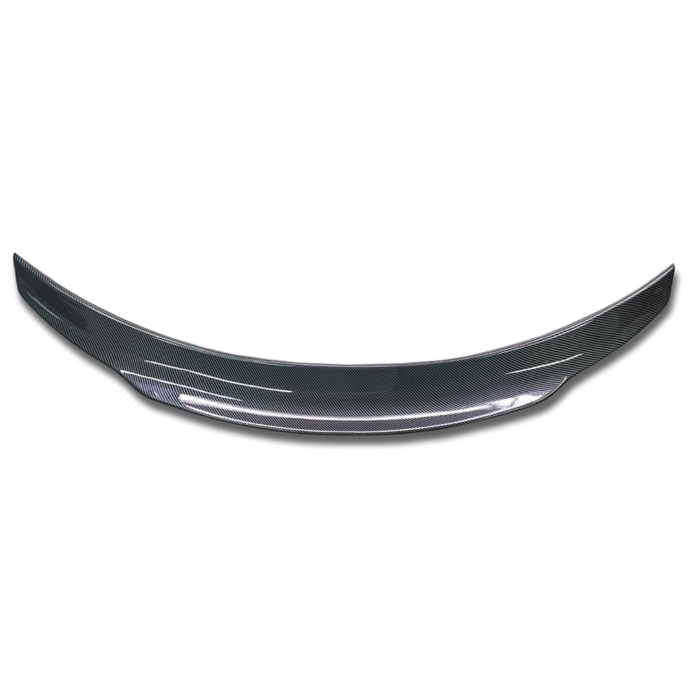 BTFLKAX Car Rear Spoiler for Mercedes-Benz C Class W205 2014-2021 Modified PSM, Rear Trunk Boot Lip Spoiler Rear Wing Body Kits Car Spoiler Rear Splitter Modification Accessories