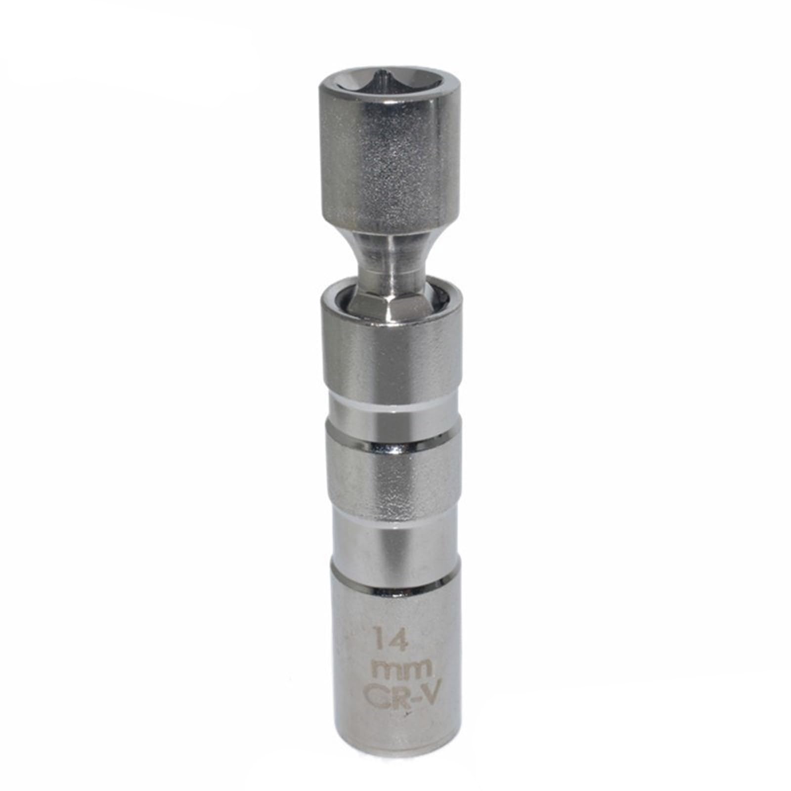 Hdoytxxm Silver 14Mm 14Mm 16Mm Thin Wall Swivels Plug Socket 3 / 8Inch Drive 12 Point Plug Socket Removal For Motorcycle Workshop Tool