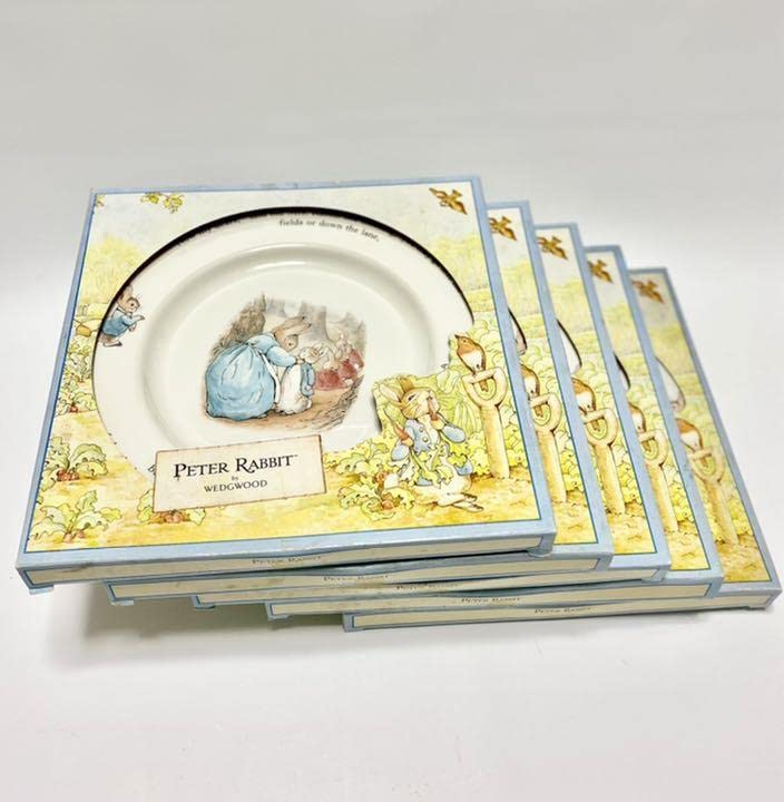 Amazon | 箱付き5枚25cm Cake plateウェッジウッドピーターラビット 