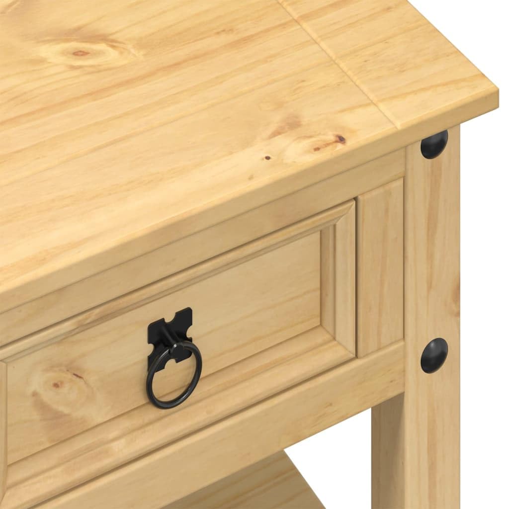 vidaXL Stolik kawowy z szufladami Corona, 85x50x45 cm, drewno sosnowe