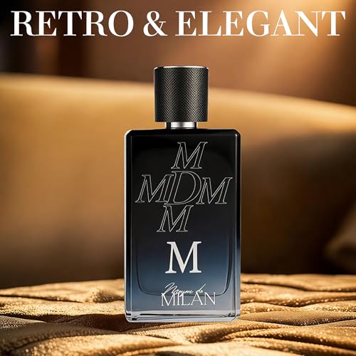 Image of MDM, Men's Cologne with Mysterious Charm, Long Lasting EDP Fragrance, Cool Water Scent, Premium Perfume for Daily Use, 3.4 Fl Oz