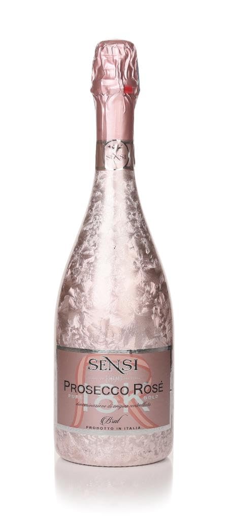 SENSI18K Prosecco Rose DOC Brut Sparkling Wine 75cl (11% ABV) | Gold Medal Award-Winner Prosecco Rosé Millesimato | Luxury Italian Wine from Veneto - Elegant Gift for Special Events & Birthday