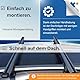 VDP confirm XL135 Roof Rack Rails Aluminium for roof racks up to 90 kg VDP confirm 005-135-R