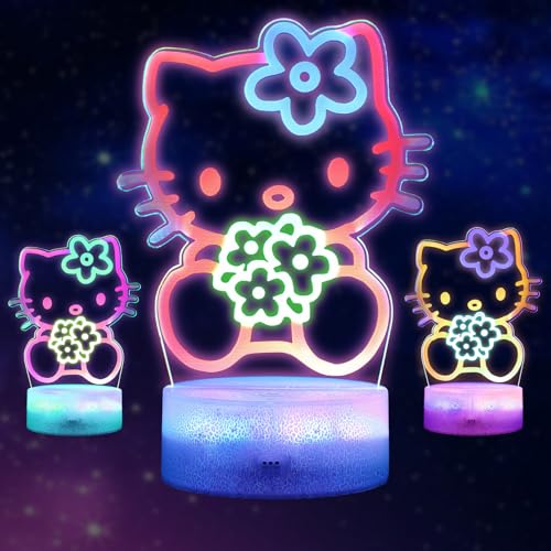 Cat Night Light for Kids with 24% Discount - Smart Timer & Remote