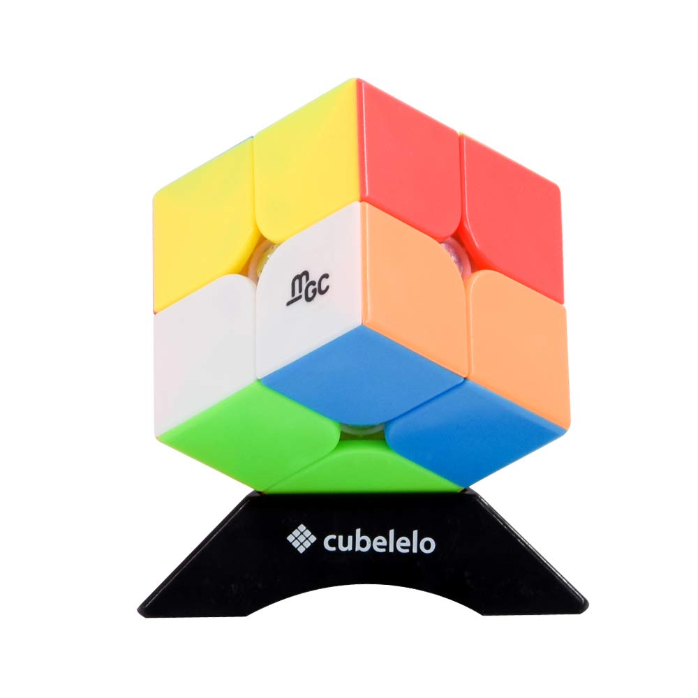 YJ MGC 2x2 Stickerless Magnetic Speed Cube Magic 2x2x2 Puzzle Toy