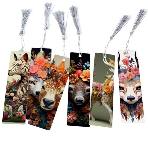 Marque-pages floral et animaux le cadeau idéal pour les lecteurs