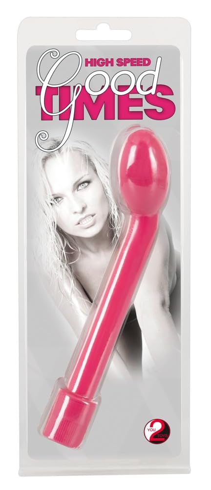 You2Toys High-Speed-Vibrator "Good Times" - stimulierender G-Punkt-Vibrator für sie und ihn, leicht einführbar, mit Kugelspitze, gleitfreudig, pink
