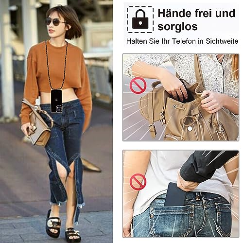 Cover con Cordino Compatibile con OPPO Find X5 Pro...